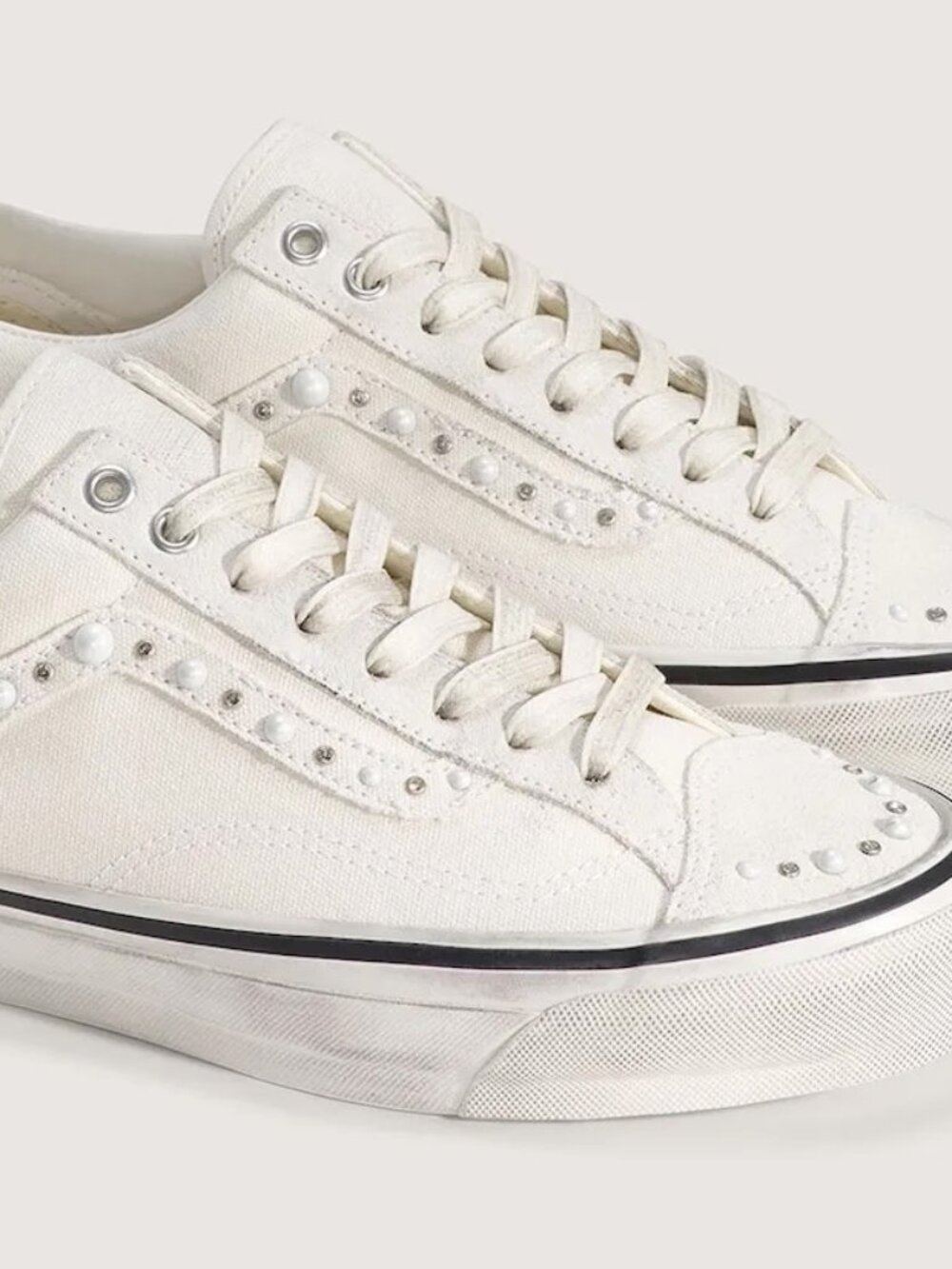 Vans White Old Skool Pearlized